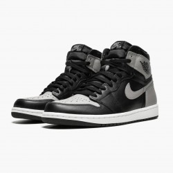 Nike Air Jordan 1 Retro High "Shadow" Černá/Medium-Šedá Bílý 555088 013 Pánské AJ1 Jordánské boty