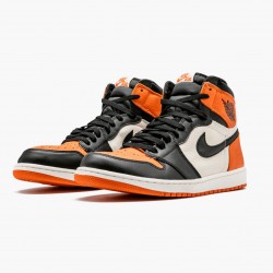 Nike Air Jordan 1 Retro "Shattered Backboard" Černá/Starfish-Sail 555088 005 Pánské AJ1 Jordánské boty