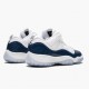 Air Jordan 11 Low Navy Snakeskin Pánské CD6847 102 Whiite Černá-Navy AJ11 Černá Jordánské boty