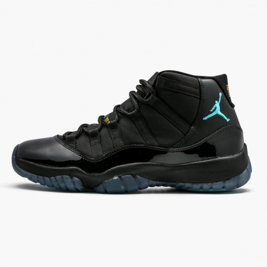 Air Jordan 11 Retro Gamma Modrý Pánské 378037 006 Černá/Gamma Modrý-Varsity Maize AJ11 Černá Jordánské boty