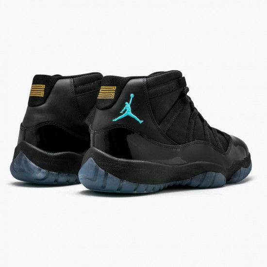 Air Jordan 11 Retro Gamma Modrý Pánské 378037 006 Černá/Gamma Modrý-Varsity Maize AJ11 Černá Jordánské boty