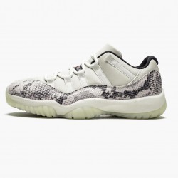 Air Jordan 11 Retro Low "Snake Light Bone" CD6846 002 Light Bone/Smoke Šedá/Bílý-Bl AJ11 Černá Jordánské boty