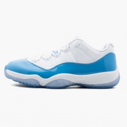 Air Jordan 11 Retro Low "University Modrý" 528895 106 Bílý/University Modrý AJ11 Černá Jordánské boty