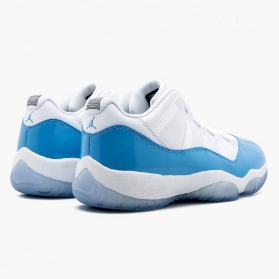 Air Jordan 11 Retro Low University Modrý 528895 106 Bílý/University Modrý AJ11 Černá Jordánské boty