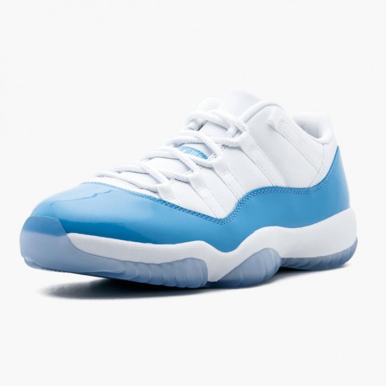 Air Jordan 11 Retro Low University Modrý 528895 106 Bílý/University Modrý AJ11 Černá Jordánské boty