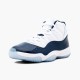 Air Jordan 11 Retro UNC Win Like 82 Pánské 378037 123 Bílý/University Modrý AJ11 Černá Jordánské boty