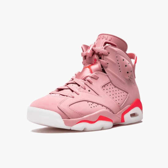 Air Jordan 6 Retro Aleali May Dámské CI0550 600 Rust Růžový/Bright Crimson AJ6 Černá Jordánské boty