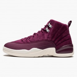 Air Jordan 12 Retro "Bordeaux" Pánské AJ12 130690 617 Bordeaux/Sail-Metallic Stříbrný Jordánské boty