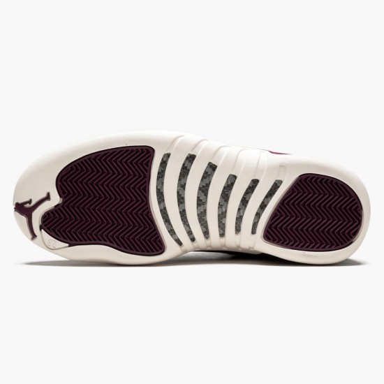 Air Jordan 12 Retro Bordeaux Pánské AJ12 130690 617 Bordeaux/Sail-Metallic Stříbrný Jordánské boty