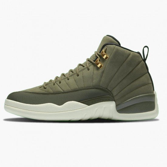 Air Jordan 12 Retro Chris Paul Class of 2003 Pánské AJ12 130690 301 Olive Canvas/Sail/Černá-Metall Jordánské boty