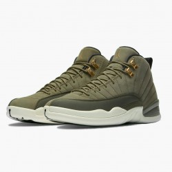 Air Jordan 12 Retro "Chris Paul Class of 2003" Pánské AJ12 130690 301 Olive Canvas/Sail/Černá-Metall Jordánské boty