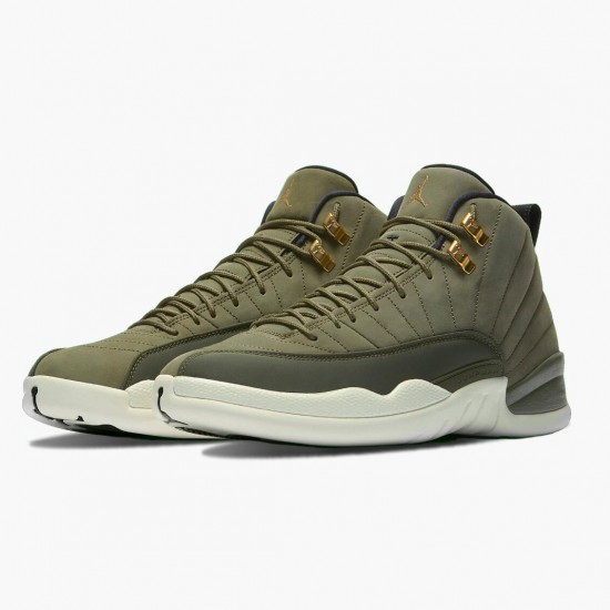 Air Jordan 12 Retro Chris Paul Class of 2003 Pánské AJ12 130690 301 Olive Canvas/Sail/Černá-Metall Jordánské boty