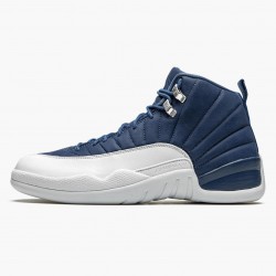 Air Jordan 12 Retro "Indigo" Pánské AJ12 130690 404 Stone Modrý/Legend Modrý-Obsidia Jordánské boty