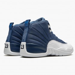 Air Jordan 12 Retro "Indigo" Pánské AJ12 130690 404 Stone Modrý/Legend Modrý-Obsidia Jordánské boty