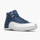 Air Jordan 12 Retro Indigo Pánské AJ12 130690 404 Stone Modrý/Legend Modrý-Obsidia Jordánské boty