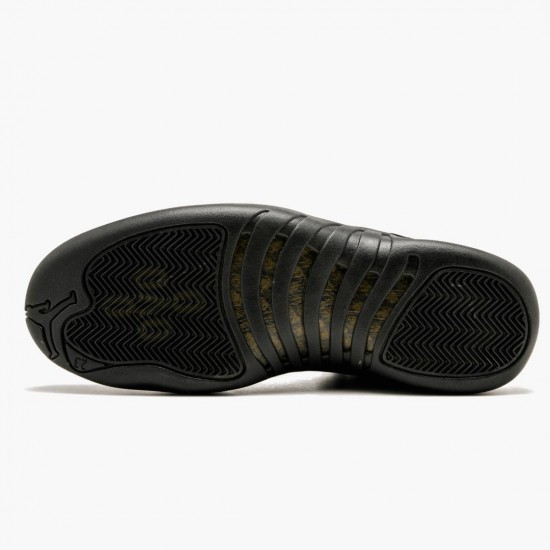 Air Jordan 12 Retro OVO Černá Pánské AJ12 873864 032 Černá/Černá-Metallic Zlato Jordánské boty