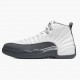 Air Jordan 12 Retro Bílý Dark Šedá Pánské AJ12 130690 160 Bílý/Dark Šedá-Gym Červené Jordánské boty