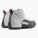 Air Jordan 12 Retro Bílý Dark Šedá Pánské AJ12 130690 160 Bílý/Dark Šedá-Gym Červené Jordánské boty