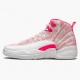 Air Jordan 12 Retro GS Arctic Růžový 510815 101 Bílý/Arctic Punch-Hyper Růžový Dámské AJ12 Jordánské boty