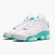 Air Jordan 13 Retro Aurora Zelená Dámské Bílý/Soar/Aurora-Zelená-Digita 439358 100 AJ13 Jordánské boty