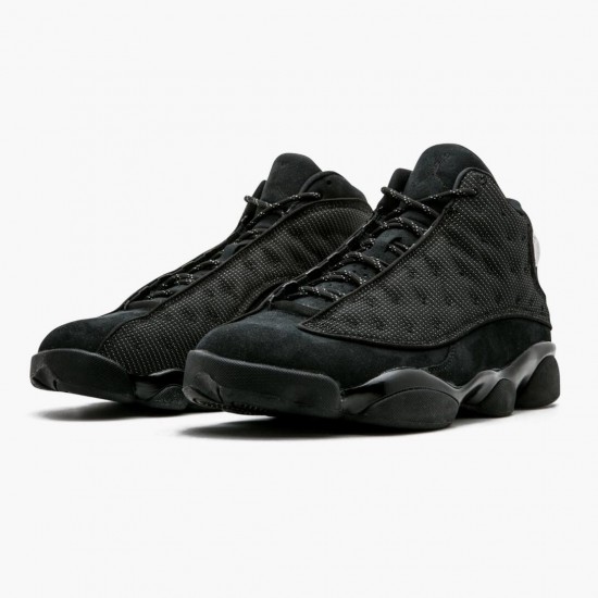 Air Jordan 13 Retro Černá Cat Pánské AJ13 Černá Tenisky 414571-011