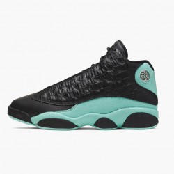 Air Jordan 13 Retro "Island Zelená" Pánské Černá/Island Zelená/Metallic Si 414571 030 AJ13 Jordánské boty