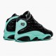 Air Jordan 13 Retro Island Zelená Pánské Černá/Island Zelená/Metallic Si 414571 030 AJ13 Jordánské boty