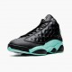 Air Jordan 13 Retro Island Zelená Pánské Černá/Island Zelená/Metallic Si 414571 030 AJ13 Jordánské boty