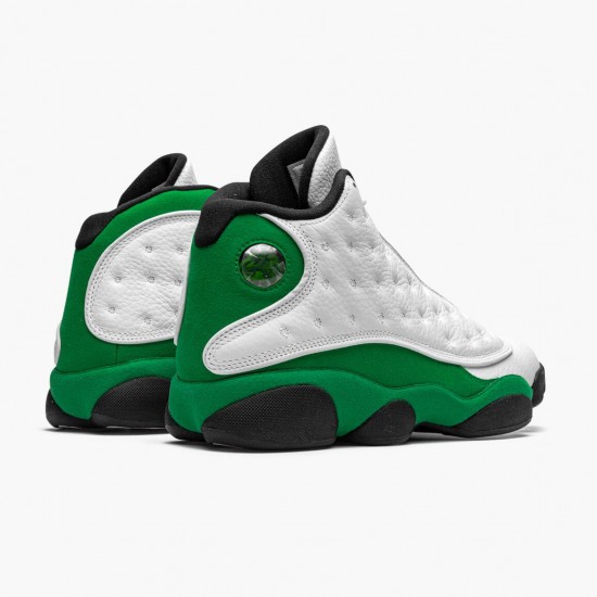 Air Jordan 13 Retro Lucky Zelená Pánské Bílý/Černá-Lucky Zelená DB6537 113 AJ13 Jordánské boty