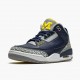 Air Jordan 3 Retro Michigan Pánské AJ3 820064 Černá/University Zlato-Cement G AJ3 Jordánské boty