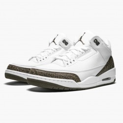 Air Jordan 3 Retro "Mocha" 136064 122 Bílý/Chrome/Dark Mocha AJ3 Jordánské boty