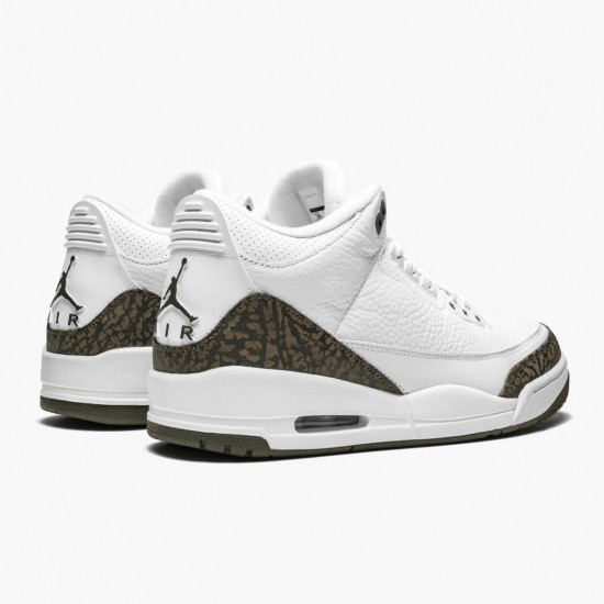 Air Jordan 3 Retro Mocha 136064 122 Bílý/Chrome/Dark Mocha AJ3 Jordánské boty