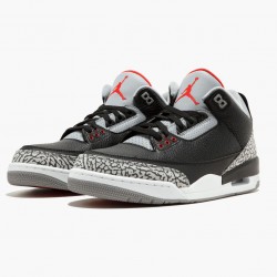 Nike Air Jordan 3 Retro OG "Černá/Cement" Černá/Fire Červené-Cement Šedá 854262 001 Aj3 Tenisky