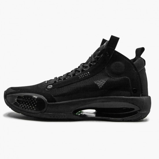 Nike Air Jordan XXXIV PE Černá Cat Černá/Černá-Dark Smoke Šedá BQ3381 003 AJ34 Tenisky