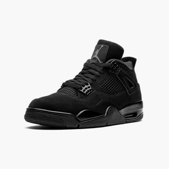 Air Jordan 4 Retro Černá Cat CU1110 010 Černá/Černá-Light Graphite AJ4 Jordánské boty