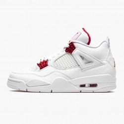 Air Jordan 4 Retro "Metallic Červené" CT8527 112 Bílý/Metallic Stříbrný-Univers AJ4 Jordánské boty