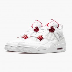 Air Jordan 4 Retro "Metallic Červené" CT8527 112 Bílý/Metallic Stříbrný-Univers AJ4 Jordánské boty