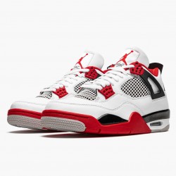 Air Jordan 4 Retro OG "Fire Červené" 2020 Pánské Jordánské boty Bílý/Fire Červené-Černá-Tech Šedá Basektball Tenisky DC7770 160