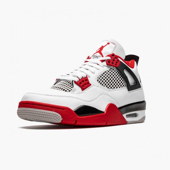 Air Jordan 4 Retro OG Fire Červené 2020 Pánské Jordánské boty Bílý/Fire Červené-Černá-Tech Šedá Basektball Tenisky DC7770 160