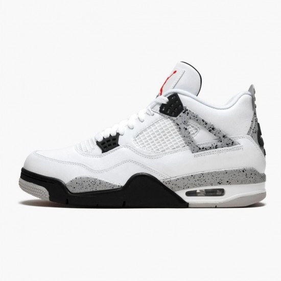 Air Jordan 4 Retro OG Bílý Cement Pánské AJ4 Tenisky 840606 192