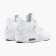 Air Jordan 4 Retro Pure Money 308497 100 Bílý/Metallic Stříbrný AJ4 Jordánské boty