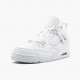 Air Jordan 4 Retro Pure Money 308497 100 Bílý/Metallic Stříbrný AJ4 Jordánské boty