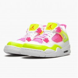 Air Jordan 4 Retro "Bílý Lemon Růžový" CV7808 100 Bílý/Lemon Venom/Růžový Blast AJ4 Jordánské boty