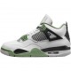 Air Jordan 4 Retro Seafoam Bílý Oil Zelená-Dark Ash AQ9129-103