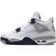 Air Jordan 4 Midnight  Navy Bílý Midnight Navy Light Smoke Šedá-Fire Červené DH6927-140