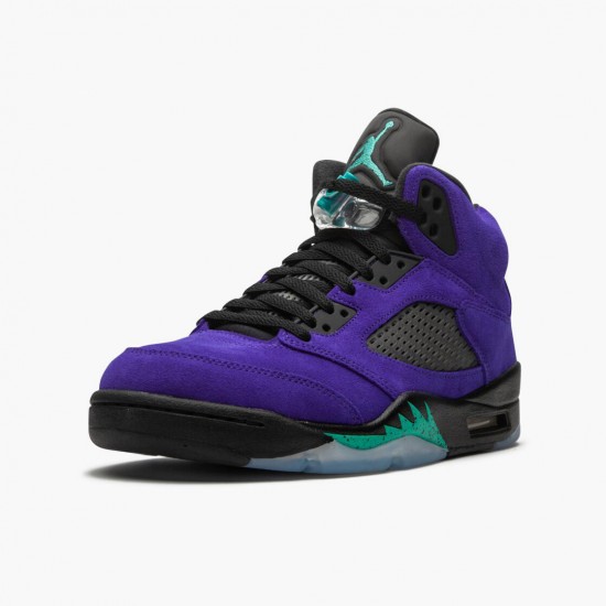 Air Jordan 5 Retro Alternate Grape Pánské Grape Ice/Černá-Clear-New Emer 136027 500 AJ5 Jordánské boty