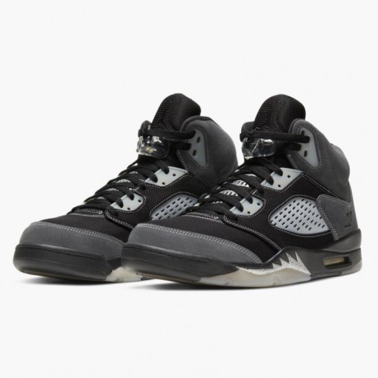 Air Jordan 5 Retro Anthracite Pánské Wolf Šedá Černá DB0731 001