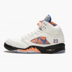 Air Jordan 5 Retro "International Flight" Sail/Racer Modrý-Cone-Černá 136027 148 AJ5 Jordánské boty