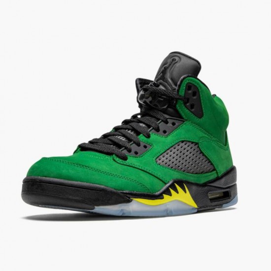 Air Jordan 5 Retro SE Oregon Zelená Žlutý CK6631 307