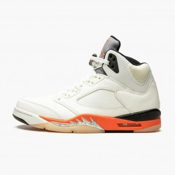 Air Jordan 5 Retro "Shattered Backboard" Sail Oranžovýý Černá DC1060 100